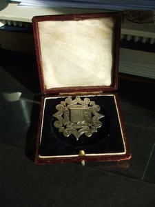 Large Rare 1893 Antique Cycling Club Silver, Medal Barnsley Harriers 22g - Picture 1 of 5
