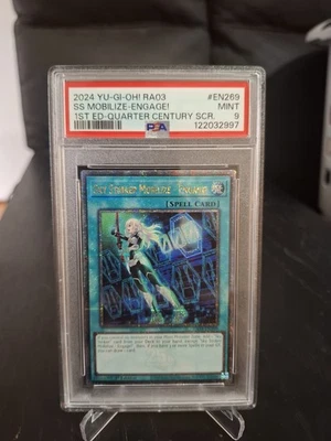 2024 YU-GI-OH! RA03 1ST EDITION QC SR SKY STRIKER MOBILIZE - ENGAGE! PSA 9 - Image 1 of 3