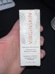 Hidratador activo Virginskin Daily Glow 0,5 fl oz nuevo en caja - Imagen 1 de 5