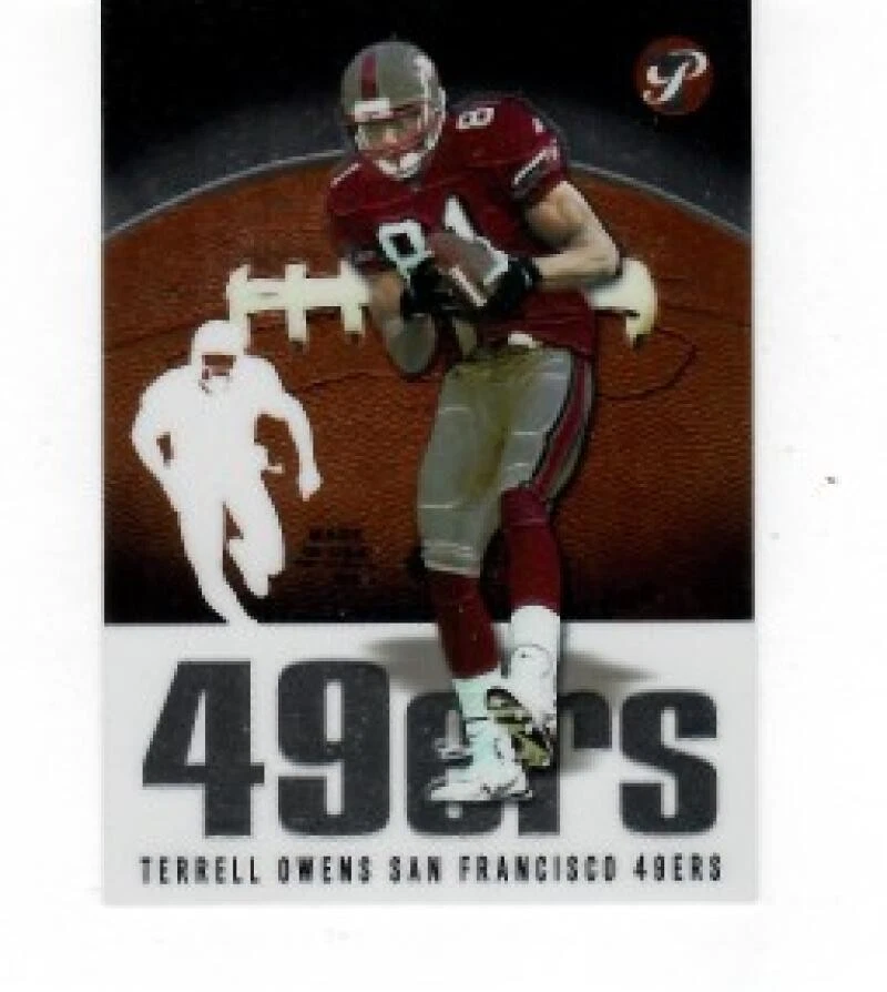 2003 Topps Pristine #23 Terrell Owens San Francisco  ID:60495 - Image 1 of 2