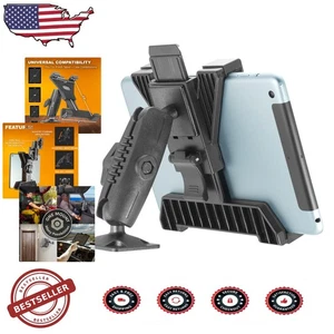 Bizmount LKW Tablet Halter 7-11" Schwerlast Bohrer Basis drehbare Halterung - Bild 1 von 9