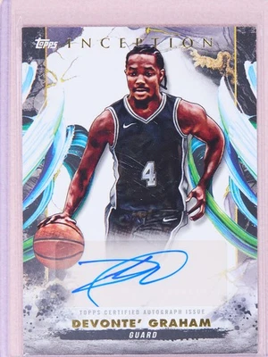 Devonte' Graham 2024-25 Topps Inception Basketball Auto - Image 1 of 2