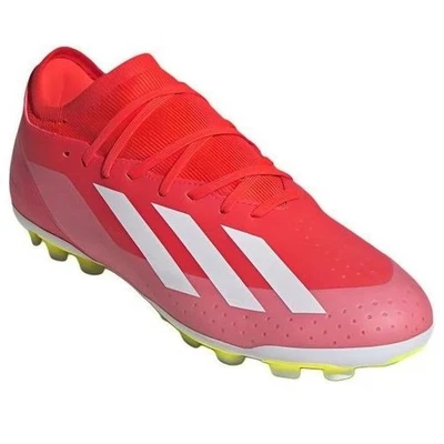Scarpe da calcio Adidas da uomo X CRAZYFAST LEAGUE 2G/3G AG / nuove con scatola / rosse / prezzo consigliato £ 56
