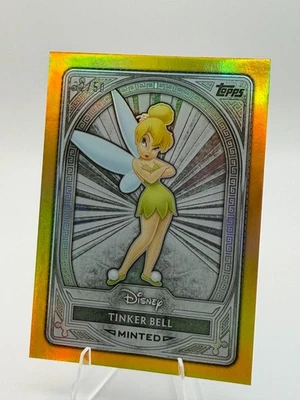 2025 Topps Chrome Disney Mint TINKER BELL #68 32/50 ~GOLD FOIL PARALLEL~ - Image 1 of 4