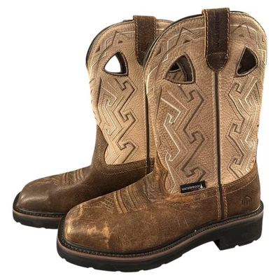 Nueva bota de trabajo Wellington Wolverine Rancher Azteca punta de acero para mujer 6 Foto 1 de 4