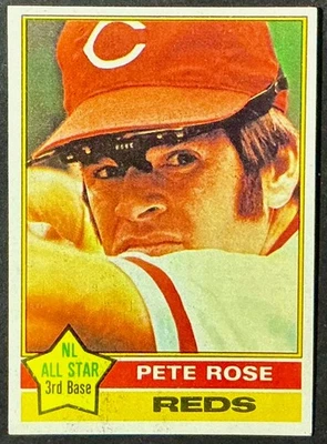 1976 Topps # 240 Pete Rose "Bien centrado/Bonitas esquinas/Gran superficie" Foto 1 de 2