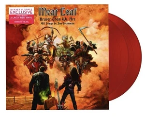Meat Loaf Braver Than We Are Red Colored Vinyl 2 LP B&N Exclusive NEW - Picture 1 of 22