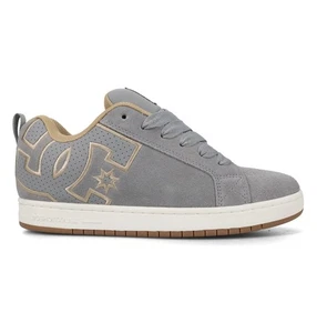 Scarpe uomo DC. DC Court Graffik SE grigio chiaro/abbronzatura/gomma. Scarpe da skateboard DC - Foto 1 di 5
