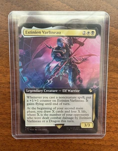 FOIL Estinien Varlineau 0171 BORDERLESS Final Fantasy Magic the Gathering FFXIV - Picture 1 of 1