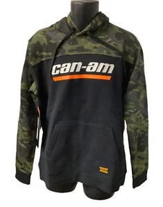 Can-Am Men's Premium Pullover Hoodie Sweatshirt Camo/Black 454781 - Picture 1 of 2