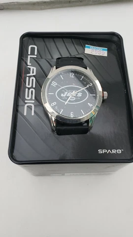 *NEW Wristwatch* NFL New  York Jets Logo Sport Metal Watch Men's Cover