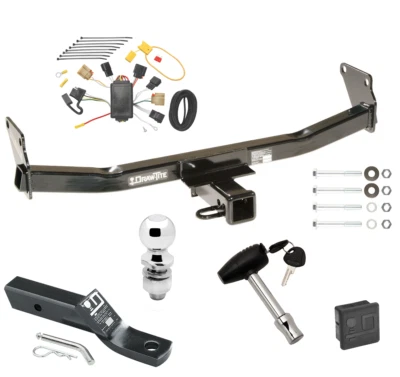 Trailer Hitch For 07-10 Jeep Compass 07 Patriot Delux Package Wiring Ball & Lock - Image 1 of 4