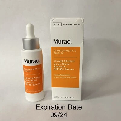 Suero Murad Environmental Shield Correct & Protect SPF45 caja imperfecta 1 fl oz Foto 1 de 4