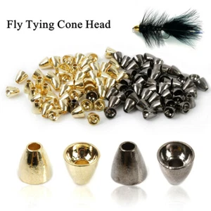 Maxcatch Tungsten Coneheads, Fliegenbinden Materialen Schwarznickel/Gold - Picture 1 of 5