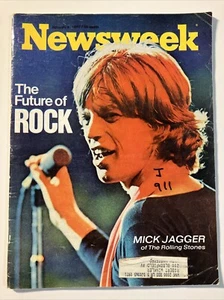 Newsweek Magazine January 1971 The Future of Rock Rolling Stones Mick Jagger - Picture 1 of 3