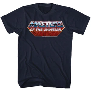 Masters Of The Universe 80's Cartoon Logo Men's T Shirt  - Picture 1 of 3