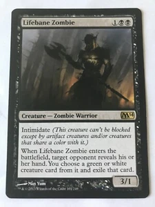 1x MTG - Lifebane Zombie - Magic 2014 (M14) - NM - Picture 1 of 2