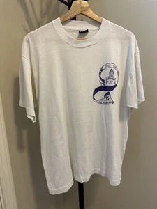 White Vintage T Shirt Single Stitch 1987 PHS Class Reunion Size XL - Picture 1 of 3