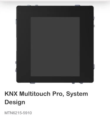 MTN6215-5910 KNX Multitouch Pro, System Design + Cornice MPLAN Antracite - Immagine 1 di 4
