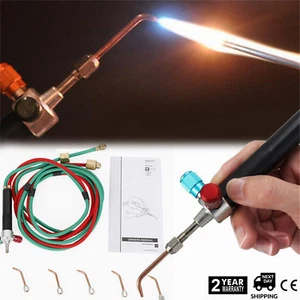 Repairing Torch Mini Gas Torch Micro Torch Oxygen Acetylene Welding Torch 5 Tips - Picture 1 of 12