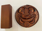Vintage Wood Sculpture Incredible Abstract Face Puzzle  Modernist GIVITOVSKY