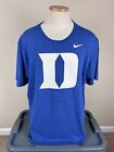 Nike Dri Fit Duke Blue Devils Big Logo Graphic T Shirt Men’s Size XXL