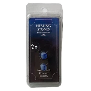 Healing Stones Blue Aventurine Plug Ear Jewelry 2g - Picture 1 of 3