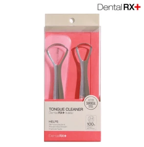 NUEVO Juego de 2 raspadores de lengua de acero quirúrgico dental RX - Imagen 1 de 4