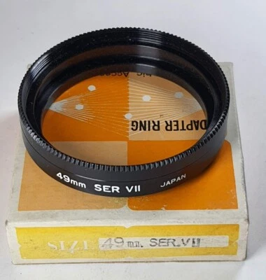 49mm to SERIES 7 Vii Lens Filter Holder Adapter Metal Ring 49mm-SER7 49-S-7 NOS - Image 1 of 4