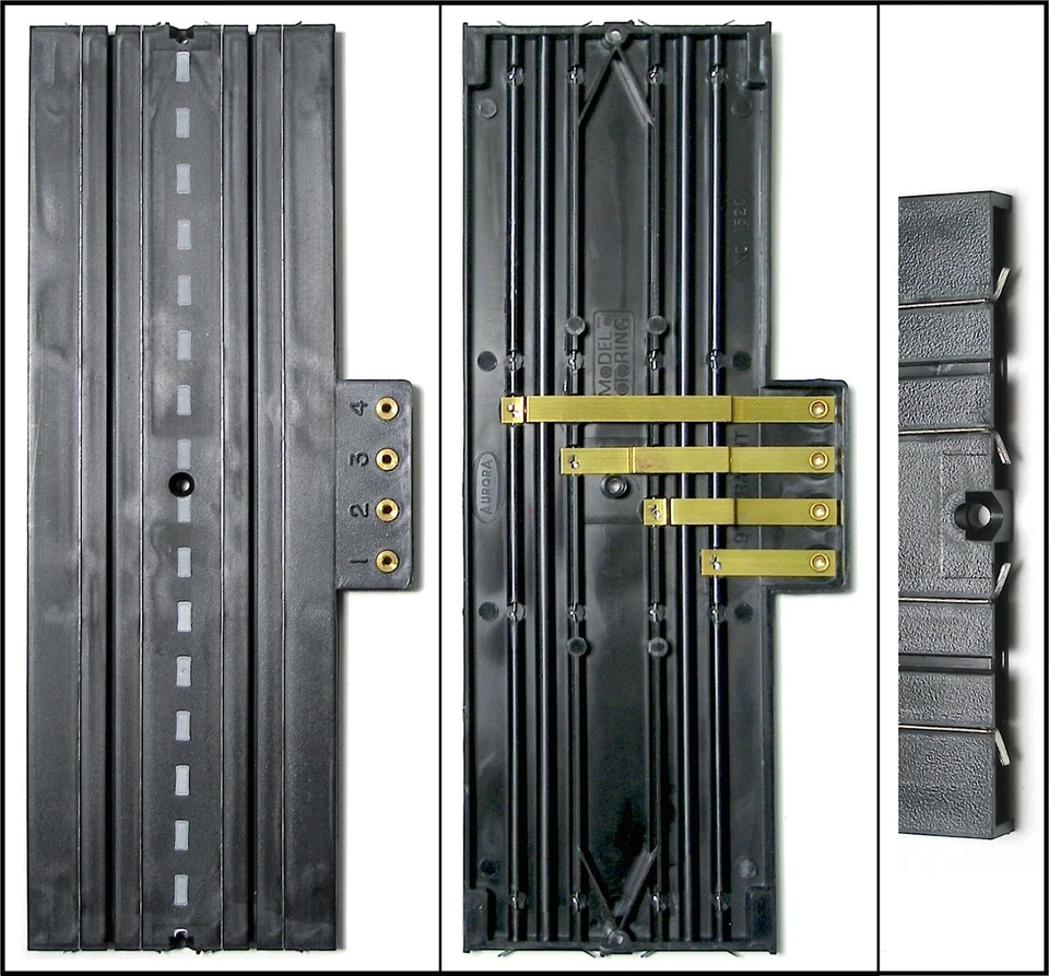 1pc Aurora Slot Car 9" STRAIGHT 4-Screw TERMINAL TRACK Lock & Joiner 1517 Unused - Image 1 of 1