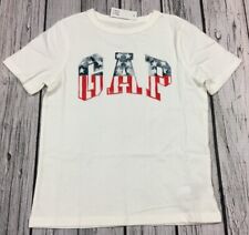 Gap Boys Medium 8-9 American Flag GAP Logo T-Shirt Shirt. Nwt