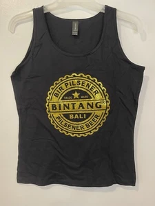 Bir Bintang Tank Top Herren Damen Soft Style Rundhals Schwarz Gold Bali - Bild 1 von 4
