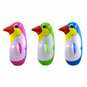 3pcs Inflatable penguin toy Inflatable Punching Bags Boxing Tumbler Sandbags