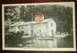 Cartolina d'epoca paesagg Emilia Romagna Parma Lago Santo Rifugio Mariotti - Bild 1 von 2