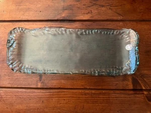 Vitrocolor Rectangular Serving Tray,Irregular design,recycled glass Egypt 15.75" - Picture 1 of 8