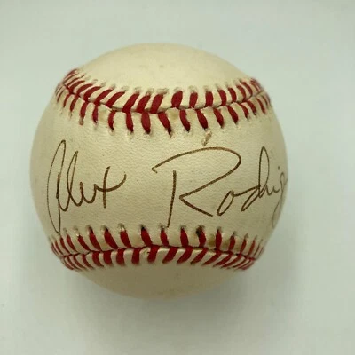 1995 Alex Rodriguez Rookie Signed American League Baseball JSA COA - Image 1 of 4