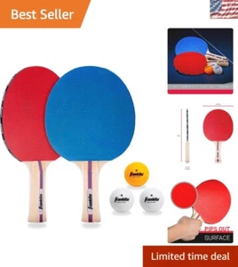 Engagierendes Tischtennis-Set für 2 Spieler mit Paddeln und Bällen - keine Montage erforderlich - Bild 1 von 12