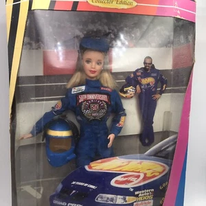 Nascar Barbie 50th Anniversary 1994 Neu Box beschädigt Zertifikat dabei BLONDE - Bild 1 von 14