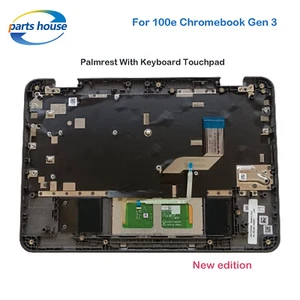 For Lenovo 100e Chromebook Gen 3 Palmrest Keyboard Touchpad 82UY 82V0 5M11H52901 - Picture 1 of 6