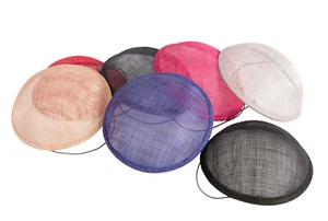 16cm Dome Sinamay Fascinators Base Hats Making Crafts Millinery 100% AU Seller - Picture 1 of 10