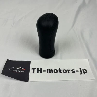 日产正品 300ZX 黑色皮革换档刀 Fairlady Z Z32 90-96 32865-30P01 — 第 1/4 张图片