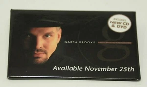 Vintage Garth Brooks Music CD DVD Promo Button Pin Release 1990's Memorabilia - Picture 1 of 5