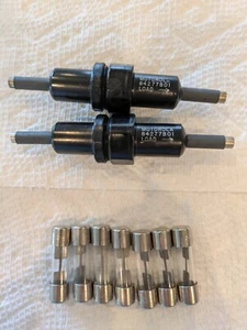 Motorola 84277B01 Two Fuse Holders With Seven Fuses - Picture 1 of 4