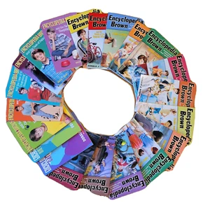 The Encyclopedia Brown Series Complete Set Books 1-21 paperback Donald J Sobo1 - Picture 1 of 5