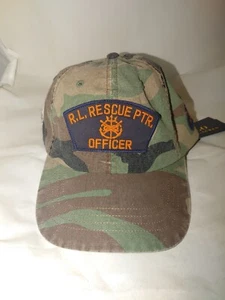 POLO RALPH LAUREN PARA HOMBRE TOTALMENTE NUEVO RL RESCATE PTR PARCHE SOMBRERO/GORRA CAMUFLAJE 1 DE 1 - Imagen 1 de 4