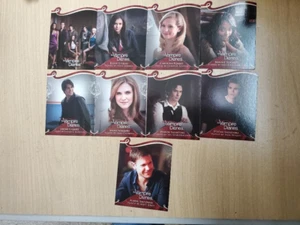 2011 Cryptozoic Vampire Diaries Season 1 Die-Cut insert 9-card set D01-D09 - Picture 1 of 2