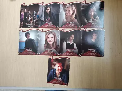 2011 Cryptozoic Vampire Diaries Season 1 Die-Cut insert 9-card set D01-D09 - Image 1 of 2