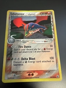 2005 Pokemon EX Delta Species Salamence Rev Holo CGC 8  14/113 - Picture 1 of 2