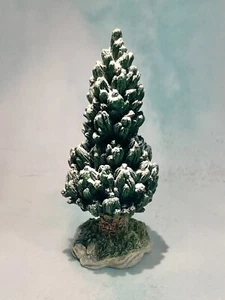 DEPT 56 VILLAGE LANDSCAPE - SNOWY EVERGREENS 52613 MEDIUM SINGLE TREE 4.75"  #4 - Picture 1 of 2
