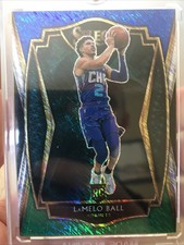 Lamelo Ball 2020-21 Panini Select RC Rare Prizm /25 Green Blue Premier Level